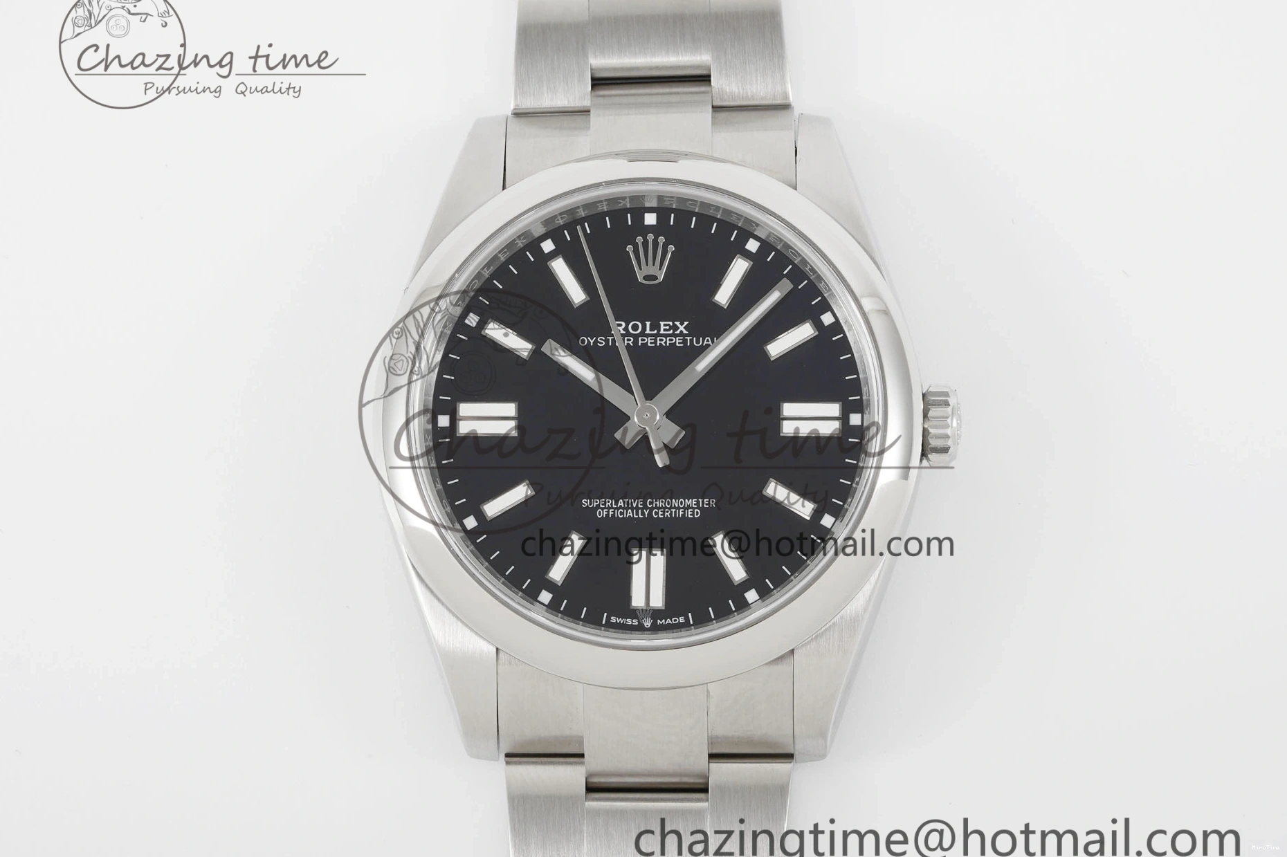 MiroTime 0412 Oyster Perpetual 41mm 124300 KING 1:1 Best Edition 904L Steel Black Dial on SS Bracelet VR Cozy 2082